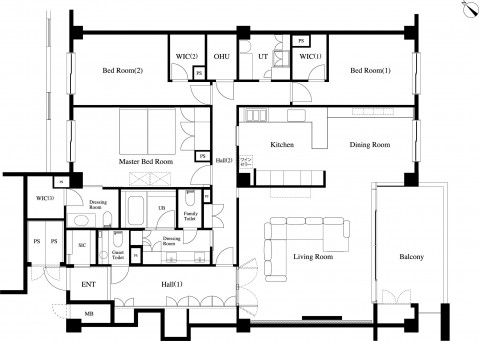 48ページ目 間取り図のあるリノベーション 注文住宅の施工事例 Suvaco スバコ