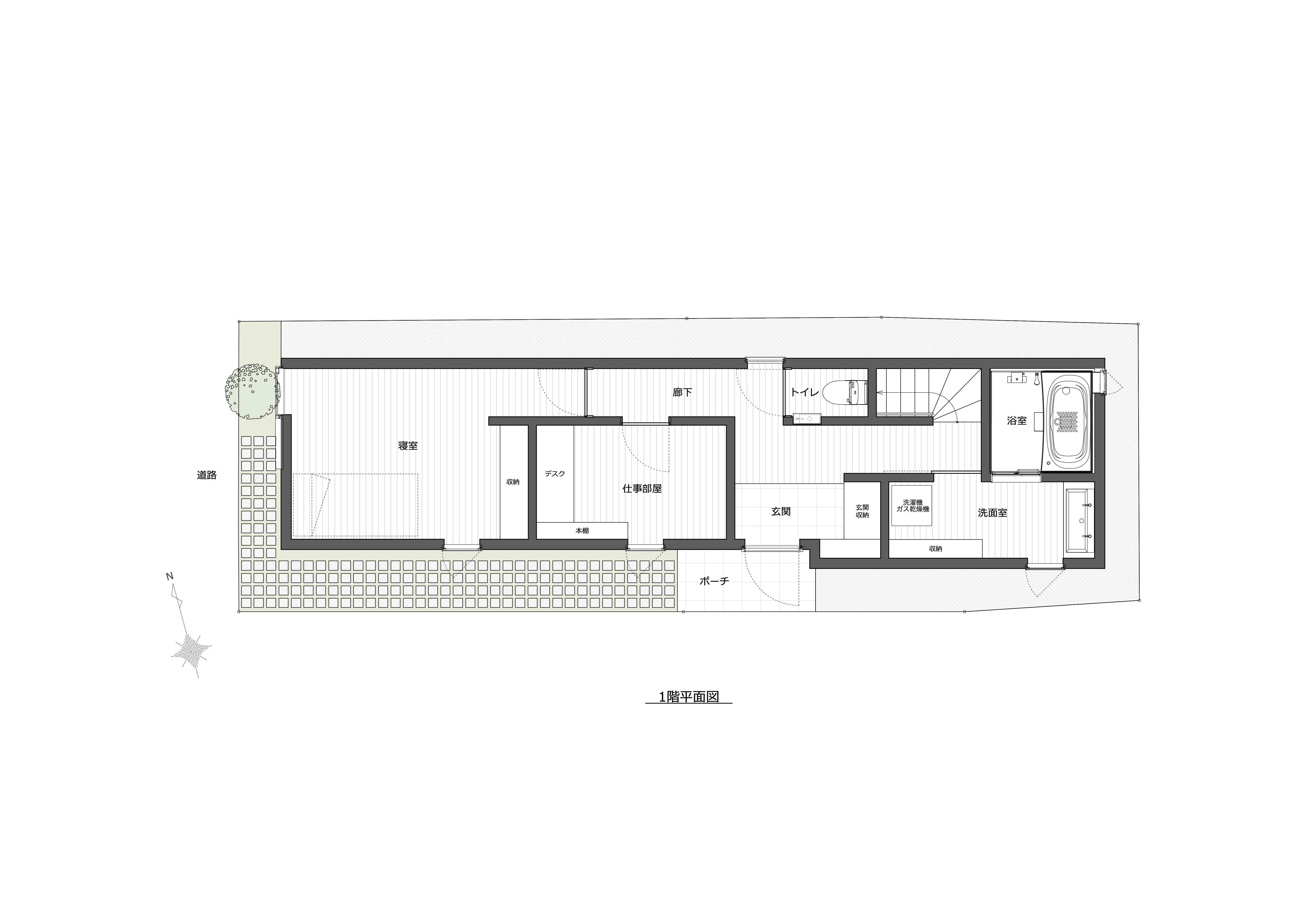 駒沢の家〜真っ白で明るいシンプルな家〜の間取り図