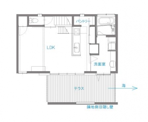 海を望む家 建築家と建てる横須賀の狭小住宅 注文住宅事例 Suvaco スバコ