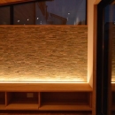 埼玉県北鴻巣の家の写真 リビング間接照明