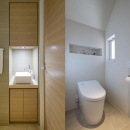 wanも楽しいリフォーム2の写真 手洗いスペース/白いトイレ