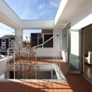 松江市東奥谷建売住宅の写真 2階中庭