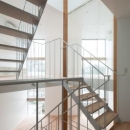 上大崎の家の写真 各スペースを繋ぐオープン型階段