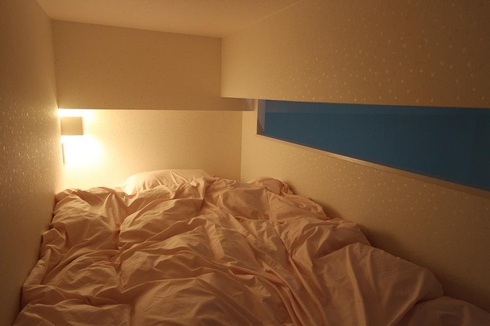 ベッドルーム事例：ロフト（ロフトで生活スペースを確保するマンション）