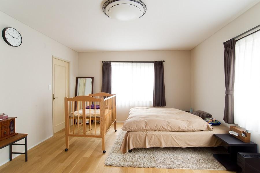 ベッドルーム事例：寝室（家中の導線を再構築した住まい）