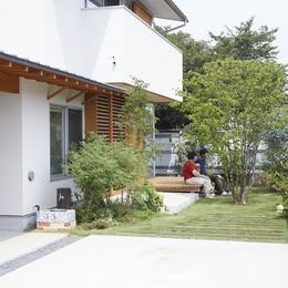 山崎の住宅-庭