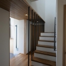 Yokono ARK 『３つの中庭をもつ家』の写真 玄関・階段