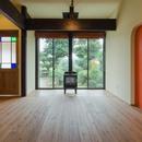 『黒瀬の家』 赤瓦の日本家屋リノベーションの写真 LDK