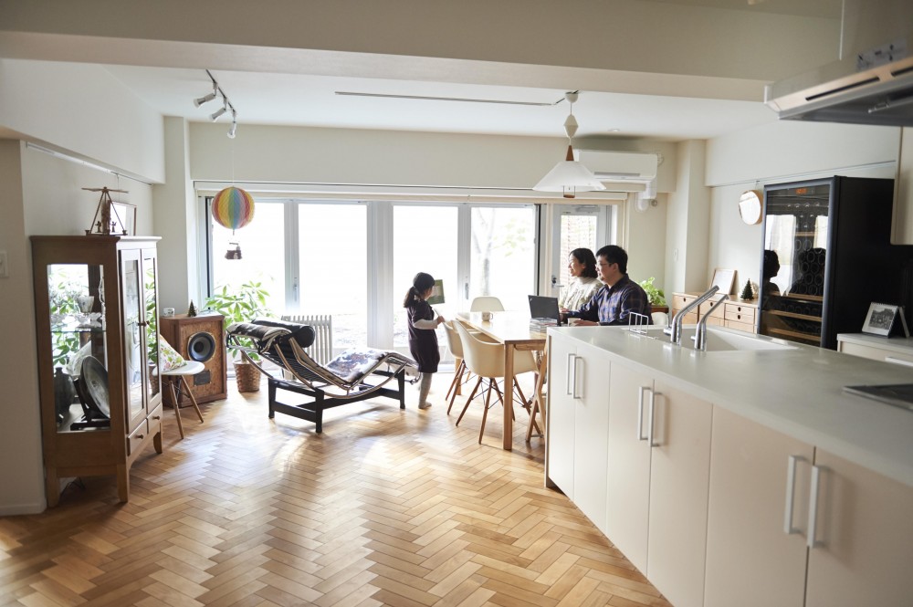 インテリックス空間設計「ブリュッセルのアパートメントのように、家族が心地よく過ごせる空間に暮らしたい」