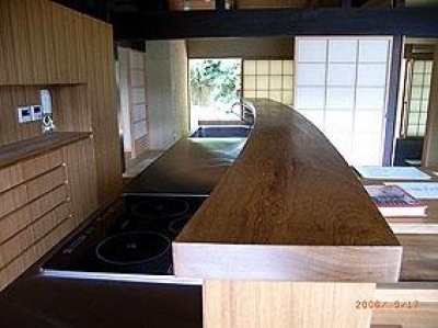 オリジナルキッチン (茨城の民家再生)