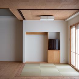パントリーを備えたキッチンのある家：『杉田のリノベーションA』 (和室)