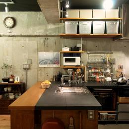 キッチン (RIKUBUNー畳を生活の中心にしたリノベーション)