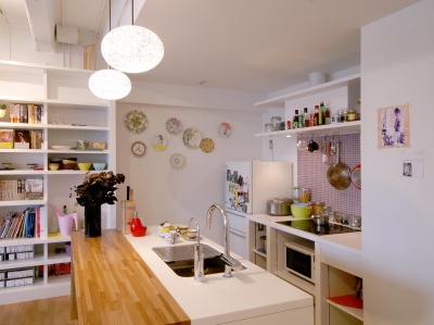 キッチン (Glisse—個性的な家具に合わせた自分らしい空間)
