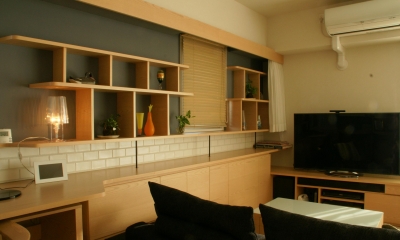 『天白区のマンション U邸』 〜 オリジナル収納家具によるマンションリノベーション 〜 (ダイニング)