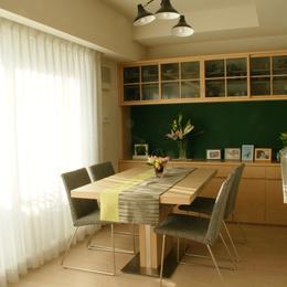 『天白区のマンション U邸』 〜 オリジナル収納家具によるマンションリノベーション 〜 (ダイニング)