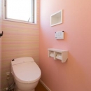 Casa Bonita（かわいい家）の写真 ピンク色のトイレ