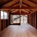 木造スケルトンの家の写真 フリースペース