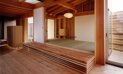 木造スケルトンの家 (和室)