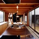 木造スケルトンの家の写真 ダイニングキッチン