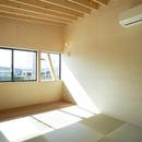 『神領の住宅』 〜 操車場を眺める水平連続窓のある家 〜の写真 和室