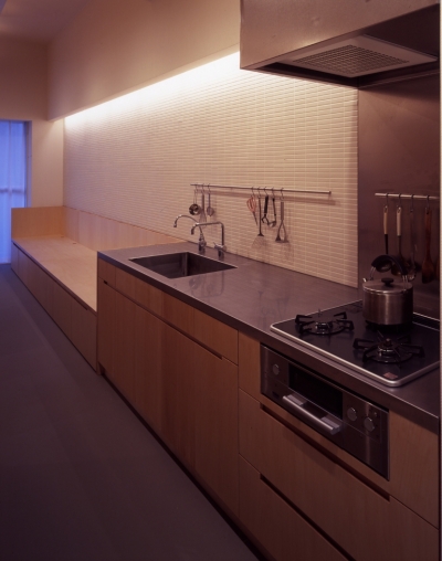 キッチン (光が丘・S house 〜ランティングデザイナーならではを表現したマンション全面リノベーション〜)