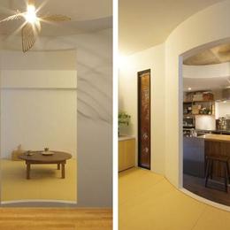 aki-廊下に「広場」、バルコニーに風呂-和室、キッチン