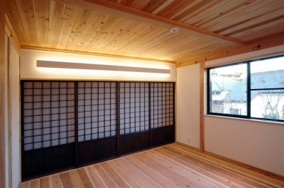 落ち着きのある空間 (静岡県伊東市にある築１００年の古民家)