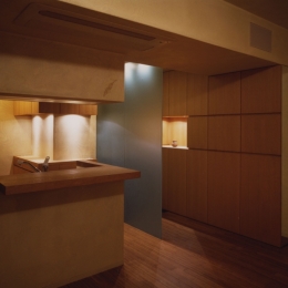 キッチン (南青山・M house 〜天然素材で包み込んだ都会のオアシスのようなマンション全面リノベーション〜)