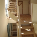 世田谷Ｉ邸－Ⅱの写真 開放的な階段