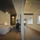 美山のK邸改修の写真 寝室 + リビング