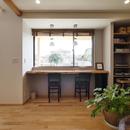 「庭を愉しむ家」~小さな居場所のある居心地のいい住まい～滋賀の写真 リビング