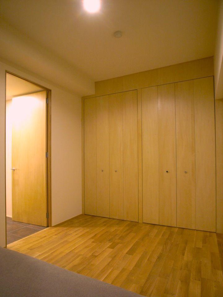 ベッドルーム事例：寝室（無垢材と天壁総左官の家（浦和区のリノベーション））