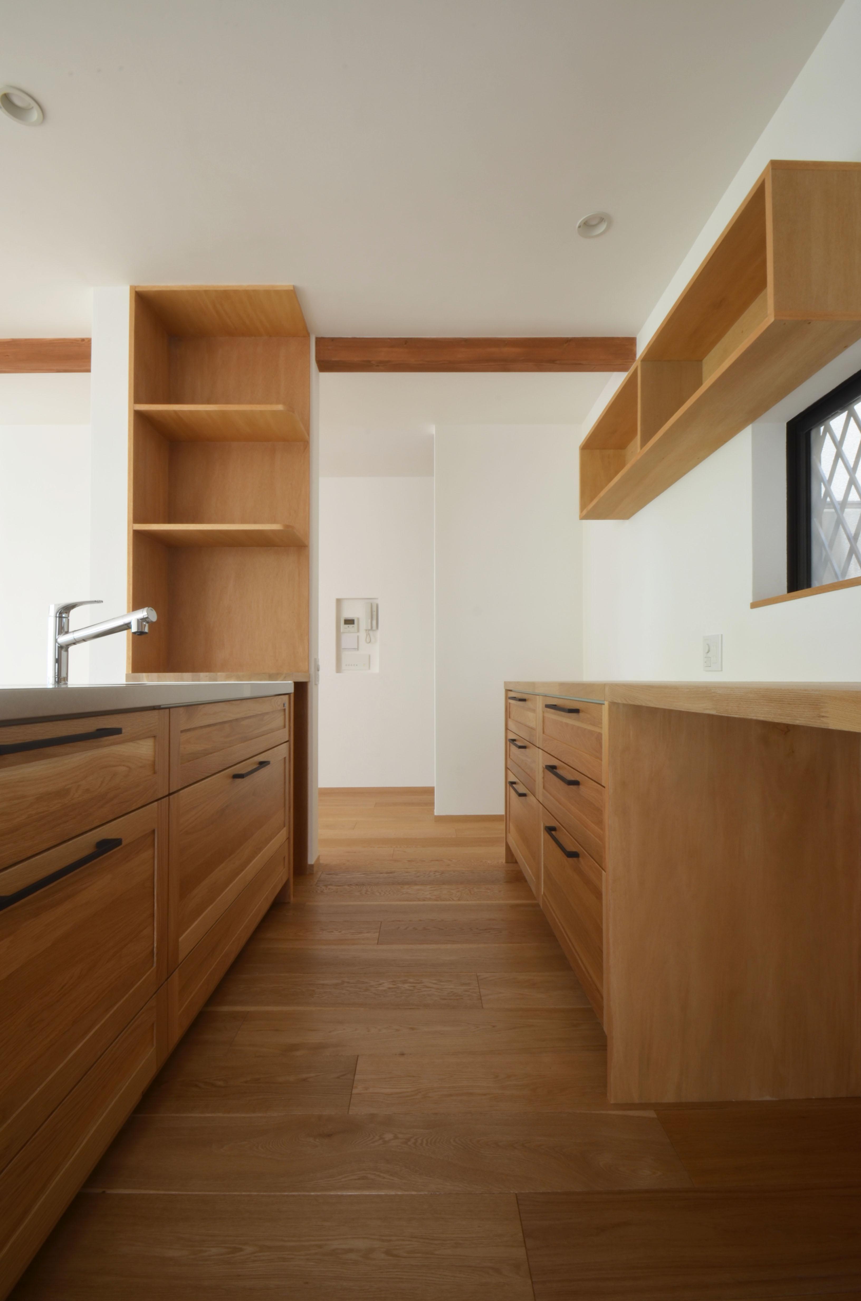 キッチン事例：キッチン（荻窪Ｋ邸－二世帯住宅を一世帯で使用、こだわりの部分リノベーション－）