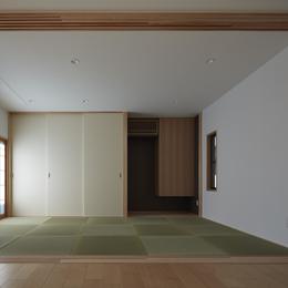 琉球畳の和室（親世帯） (小岩の二世帯住宅)