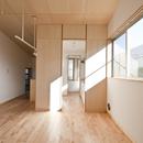 荻窪テラスハウス・アールグレイの写真 別の部屋です。視界も、陽当たりもいいので、開口の扱いを変えています。