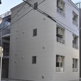 浅草橋木造耐火アパート　ストゥディオ・アマナ (浅草橋駅の近くに「木造耐火」で 3階建てのワンルームの共同住宅を建てました。)