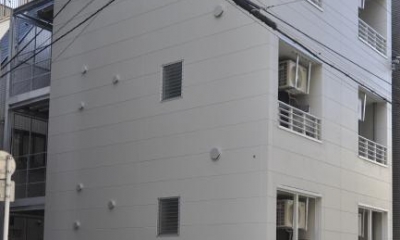 浅草橋木造耐火アパート　ストゥディオ・アマナ (浅草橋駅の近くに「木造耐火」で 3階建てのワンルームの共同住宅を建てました。)