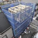 浅草橋木造耐火アパート　ストゥディオ・アマナの写真 3階建て上棟時の写真です。