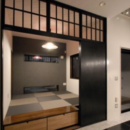 T様邸 藤沢-市松模様になった琉球畳のある和室