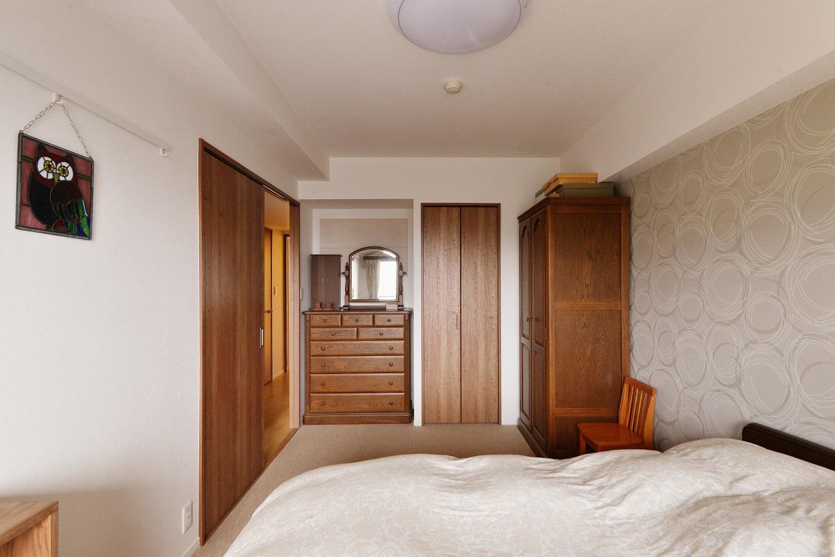 ベッドルーム事例：寝室（横浜市A様邸 ～緑を添えて～）