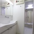 ロフト＋W.I.C.のある、よくばり1DK！30平米の空間を有効利用。の写真 洗面室