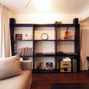 alumina-高級家具が主役のシンプルな空間の写真 リビング