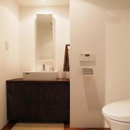alumina-高級家具が主役のシンプルな空間 (トイレ)
