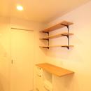 横浜の築浅マンション　アルダー無垢材で素朴な空間にの写真 キッチン