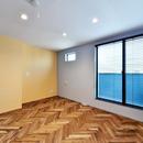世田谷区N様邸 輸入タイルや3種類の床材など素材を楽しむ家の写真 3F：子ども部屋