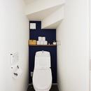 小上がりの畳スペースを有効活用の写真 トイレ