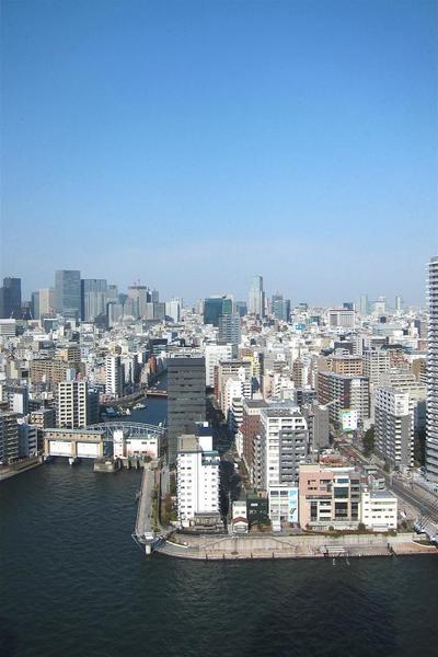 部屋からの眺望 (TOKYO中央区 スカイライトタワー E様邸「リノベーション」)