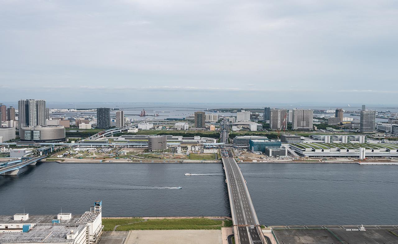 リビングダイニング事例：部屋からの眺望（TOKYO晴海 ドゥ・トゥール S様邸「タワーマンション リフォーム」）