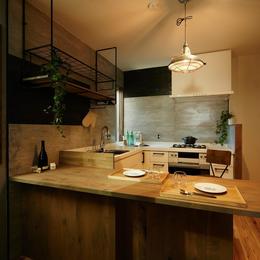 industrial style house (ダイニング・キッチン)