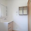 「夏、涼しい外断熱の家」の写真 洗面室